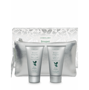 Bouquet d´ Argento set sprchový gél a telové mlieko L Erbolario  75 ml + 75 ml