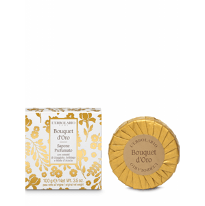 Bouquet d´ Oro tuhé mydlo L Erbolario 100 g