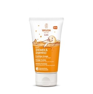 Sprchovací krém a šampón 2 v 1 - šťastný pomaranč WELEDA 150 ml