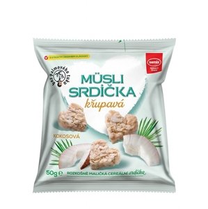 Müsli srdiečka s kokosom SEMIX 50 g