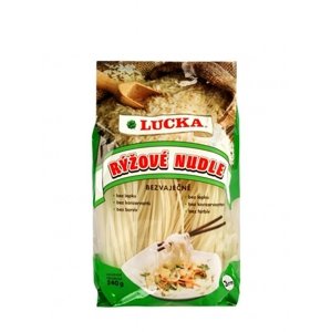 Ryžové cestoviny - rezance 3 mm LUCKA 240 g