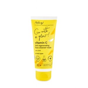 Čistiaci gél a maska s vitamín C 2v1 KILIG 75 ml
