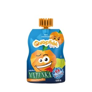 Ovocné pyré jablko + marhuľa 100% Ovocňák 120 g