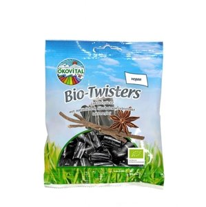 Cukríky sladké drievko Twisters ÖKOVITAL 100 g