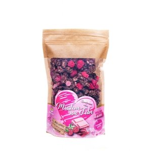 Müslim na teba - malina a belgická čokoláda TOPNATUR 350 g