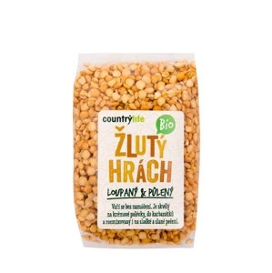 Hrach žltý polený BIO COUNTRY LIFE 500 g