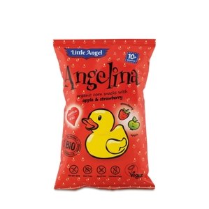 Chrumky Angelina - jahoda & jablko BIO LITTLE ANGEL 30 g