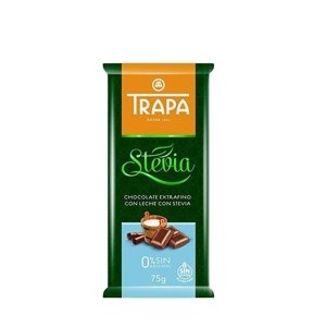 Mliečna čokoláda so stéviou TRAPA 75 g