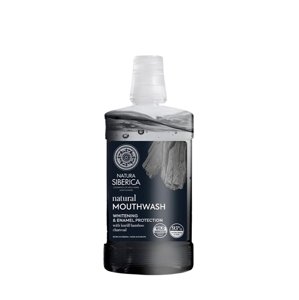 Prírodná ústna voda s bambusovým uhlím NATURA SIBERICA 520 ml