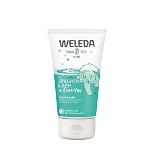 Sprchovací krém a šampón 2v1 čarovná mäta WELEDA 150 ml