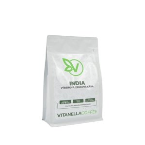 India - výberová zrnková káva VITANELLA - Hmotnosť: 200 g