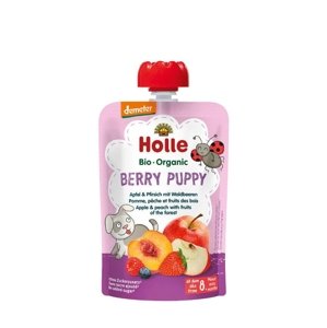 Berry Puppy - jablko, broskyňa a plody lesa BIO HOLLE 100 g