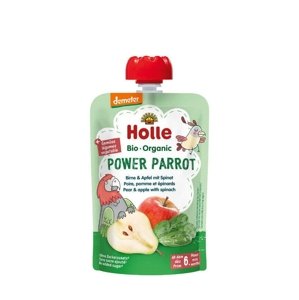 Power Parrot - hruška, jablko a špenát BIO HOLLE 100 g