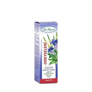 Odkyslenie - bylinné kvapky DR. POPOV 50 ml