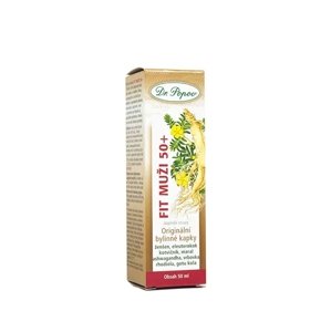 Fit muži 50+ - bylinné kvapky DR.POPOV 50 ml