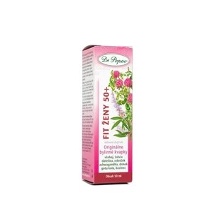 Fit ženy 50 + bylinné kvapky DR. POPOV 50 ml