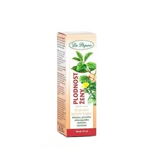 Plodnosť ženy - bylinné kvapky DR. POPOV 50 ml