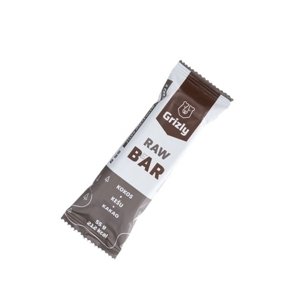 Raw bar - kokos, kešu, kakao GRIZLY 55 g