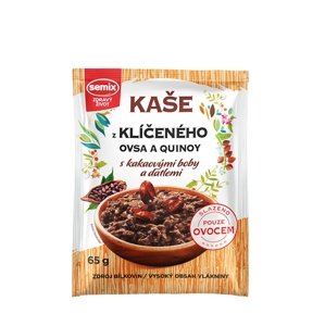 Ovsená kaša a quinoa - kakaové bôby a ďatle SEMIX 65 g