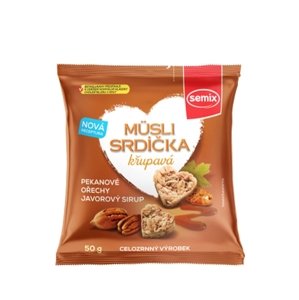 Müsli srdiečka - pekanové orechy a javorový sirup SEMIX 50 g