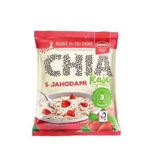 Chia kaša - jahody a smotana SEMIX 65 g