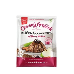 Ovsený hrnček - quinoa, jablko, škorica SEMIX 70 g