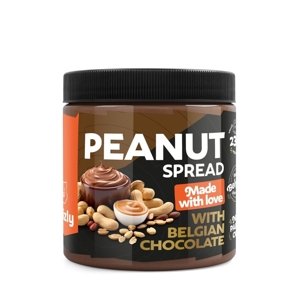 Arašidový krém - belgická horká čokoláda GRIZLY 250 g